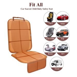 Car Seat Protector for Child Car Seat (Tan-1 pc)